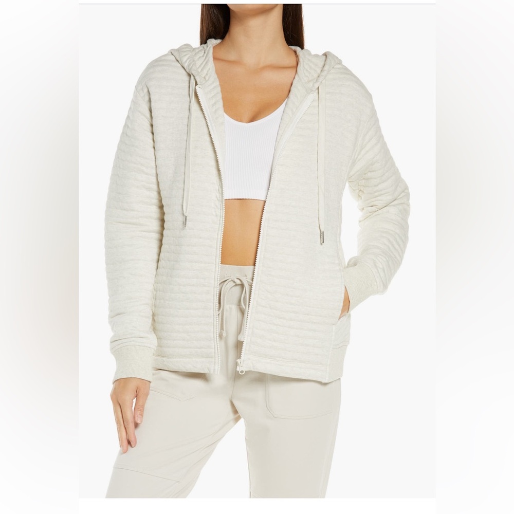 Zella Quilted Favorite Zip Hoodie